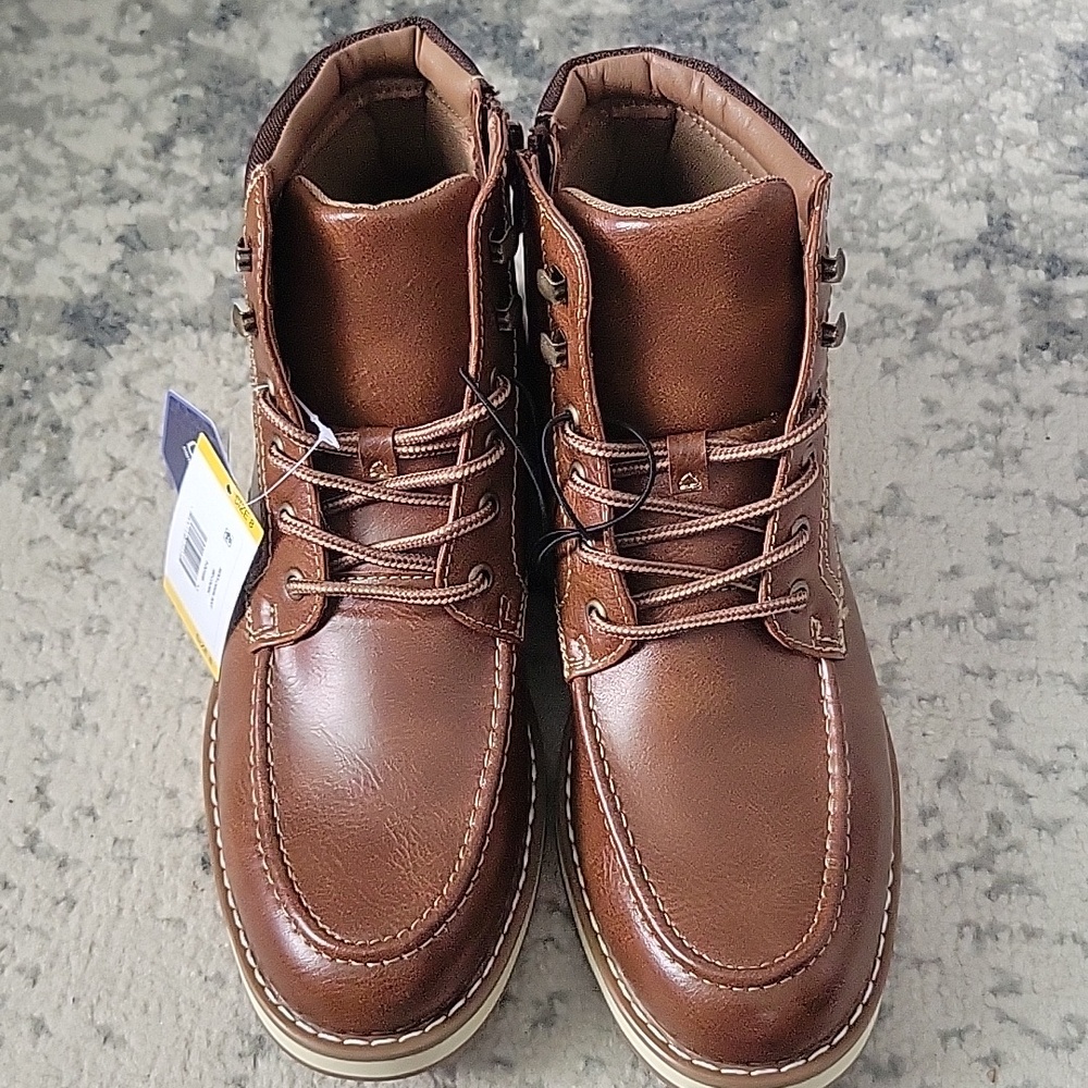 Steve Madden Men's Tan/Brown Chukka Lace-Up Boots - Picture 2 of 8